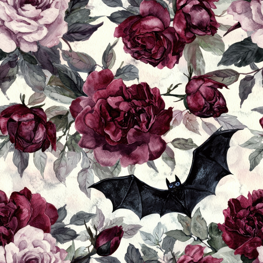 Burgundy in October Pattern 17 Quilting Cotton Fabric – FabricMegaStore.com