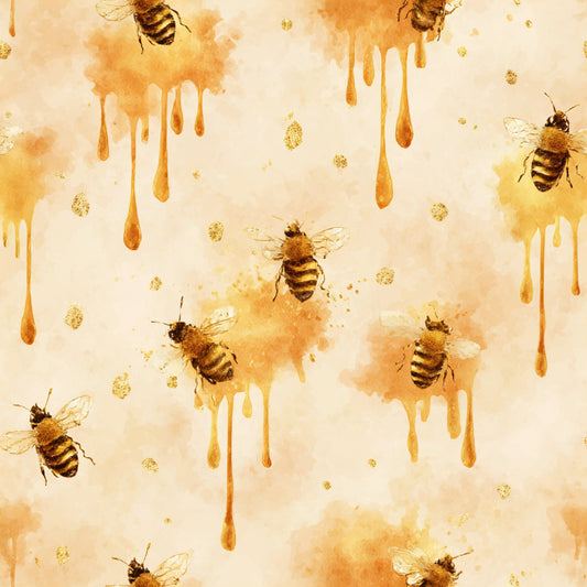Busy Bee Pattern 11 Quilting Cotton Fabric