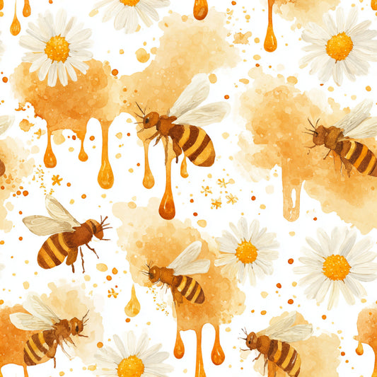 Busy Bee Pattern 13 Quilting Cotton Fabric