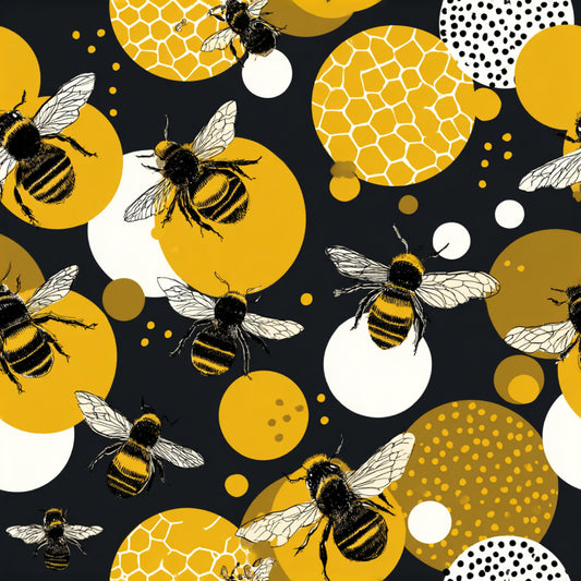 Busy Bee Pattern 25 Quilting Cotton Fabric
