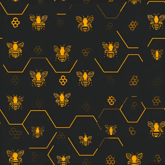 Busy Bee Pattern 27 Quilting Cotton Fabric