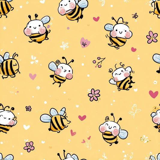 Busy Bee Pattern 31 Quilting Cotton Fabric