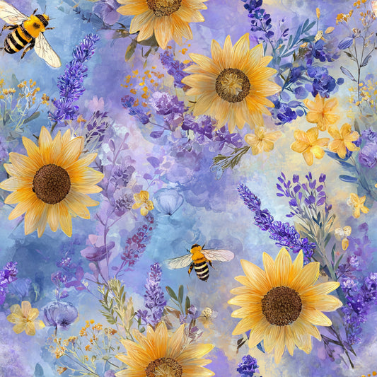 Busy Bee Pattern 41 Quilting Cotton Fabric