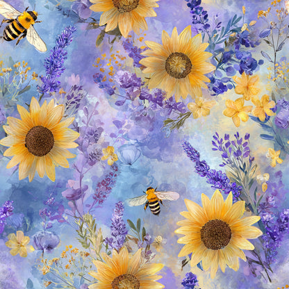 Busy Bee Pattern 41 Quilting Cotton Fabric