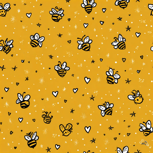 Busy Bee Pattern 5 Quilting Cotton Fabric