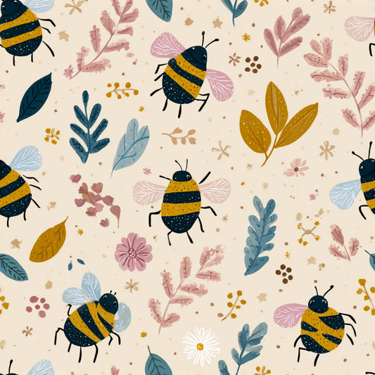 Busy Bee Pattern 54 Quilting Cotton Fabric