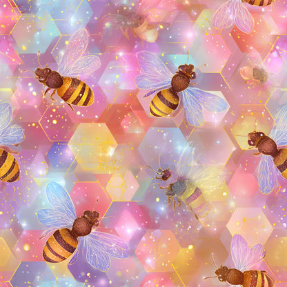 Busy Bee Pattern 55 Quilting Cotton Fabric