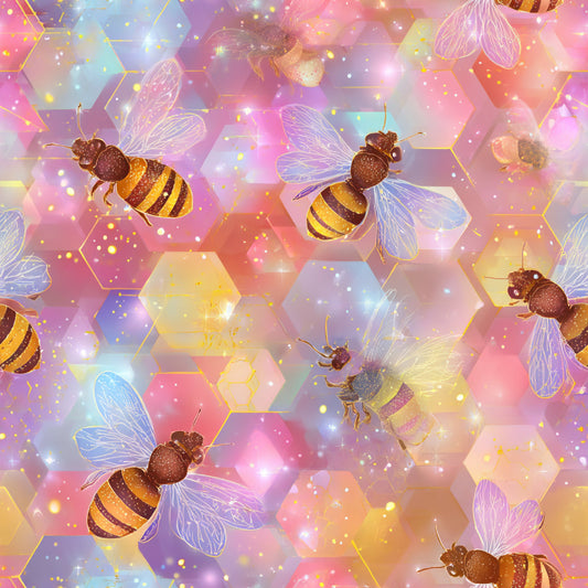 Busy Bee Pattern 55 Quilting Cotton Fabric