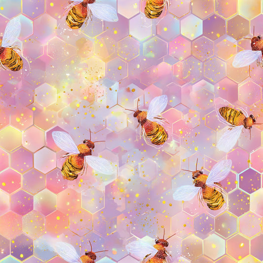 Busy Bee Pattern 56 Quilting Cotton Fabric