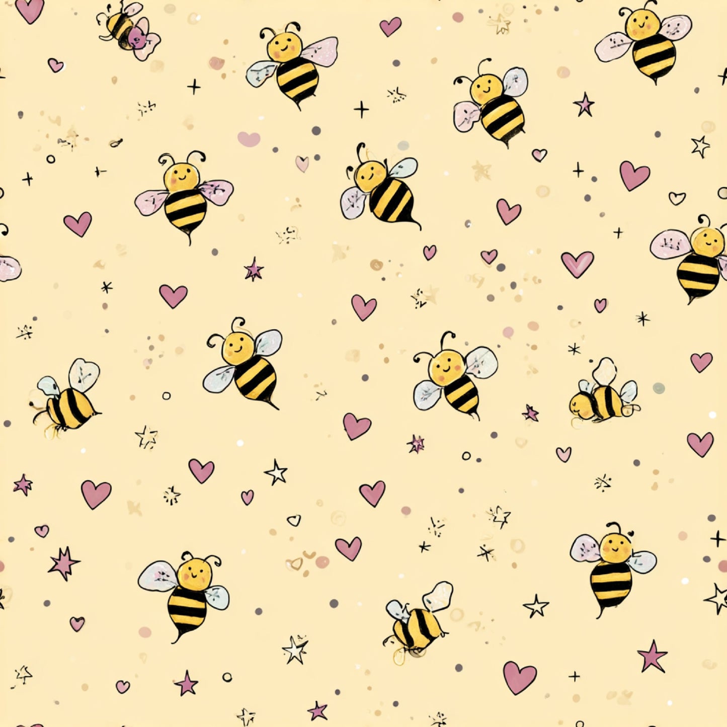 Busy Bee Pattern 57 Quilting Cotton Fabric