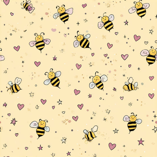 Busy Bee Pattern 57 Quilting Cotton Fabric
