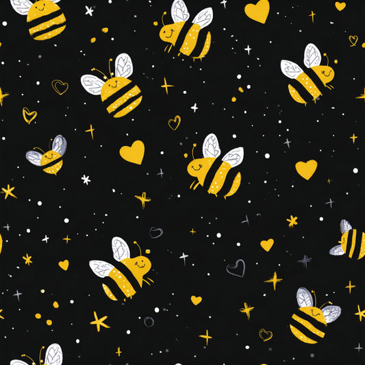 Busy Bee Pattern 6 Quilting Cotton Fabric