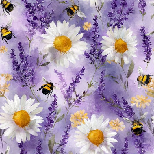 Busy Bee Pattern 7 Quilting Cotton Fabric