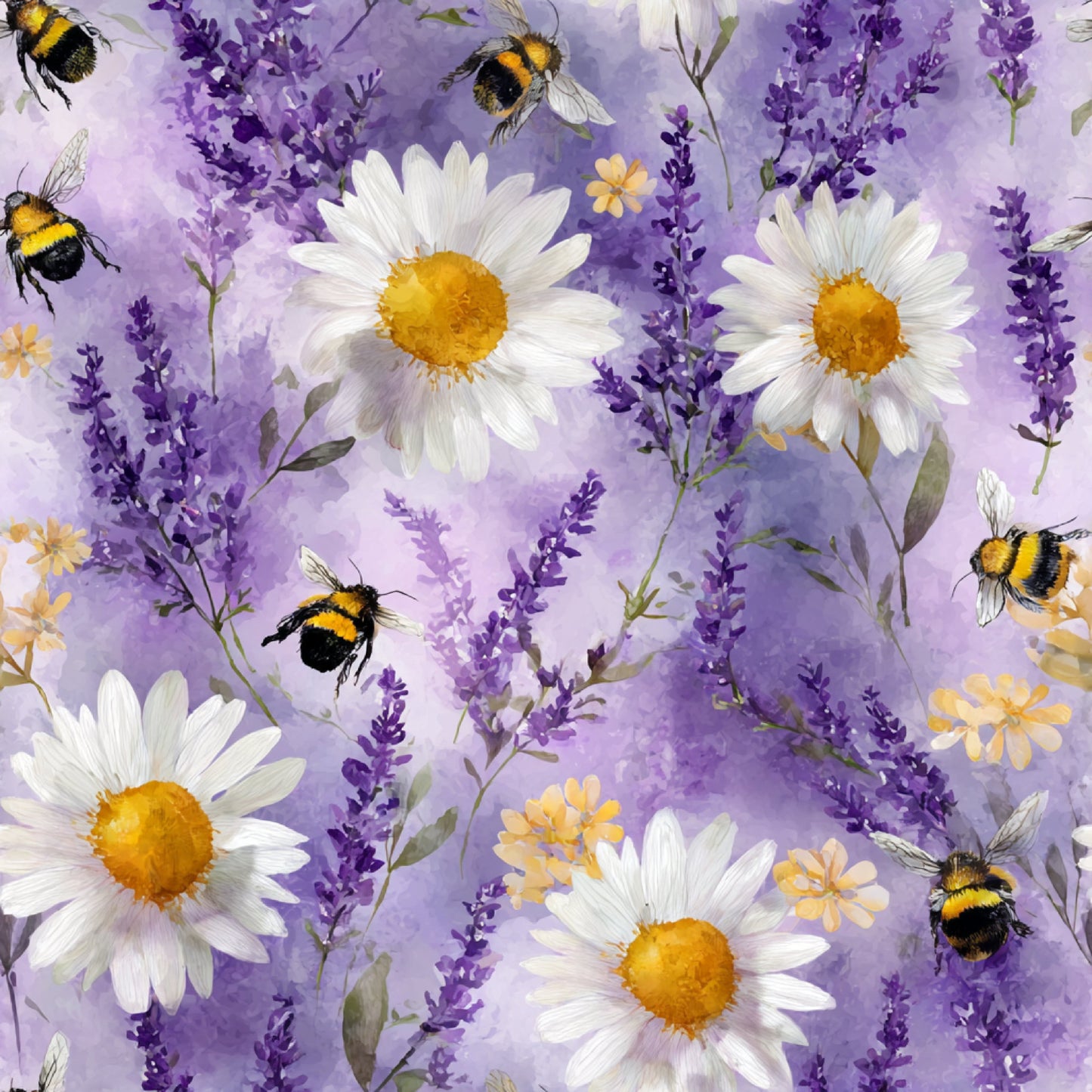 Busy Bee Pattern 7 Quilting Cotton Fabric