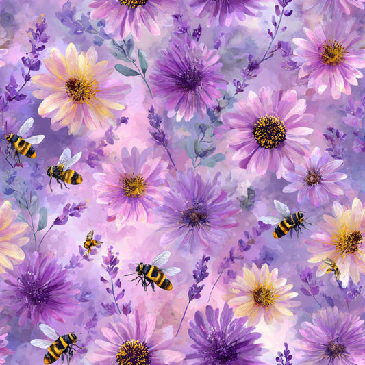 Busy Bee Pattern 8 Quilting Cotton Fabric