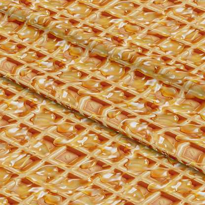 Butter Waffle Pattern 11 Quilting Cotton Fabric