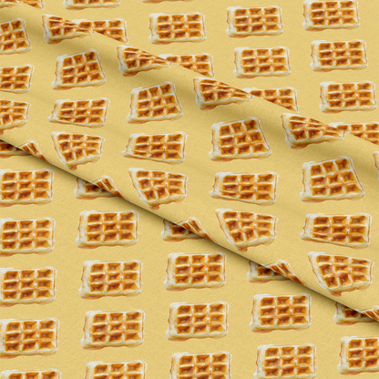 Butter Waffle Pattern 1 Quilting Cotton Fabric