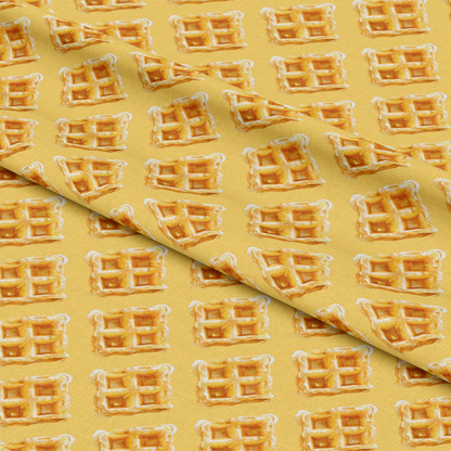 Butter Waffle Pattern 7 Quilting Cotton Fabric