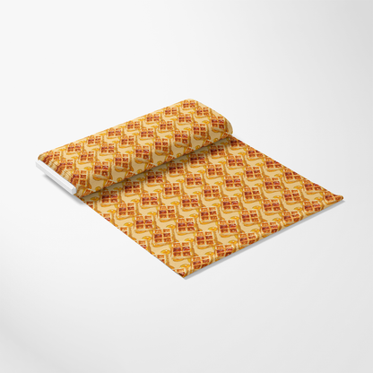 Butter Waffle Pattern 9 Quilting Cotton Fabric