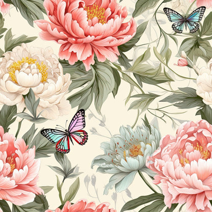 Butterfly Dance Pattern 6 Quilting Cotton Fabric