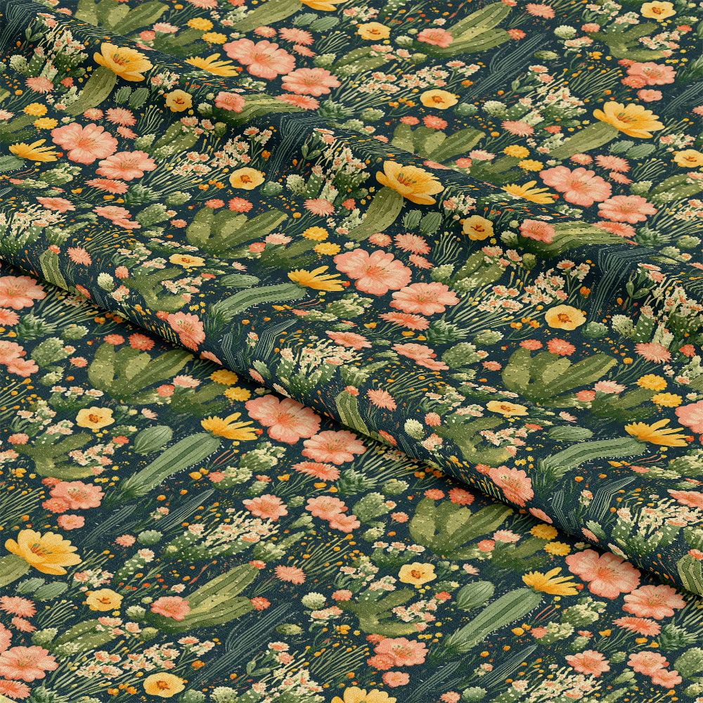 Cactus Gardens Pattern 10 Quilting Cotton Fabric