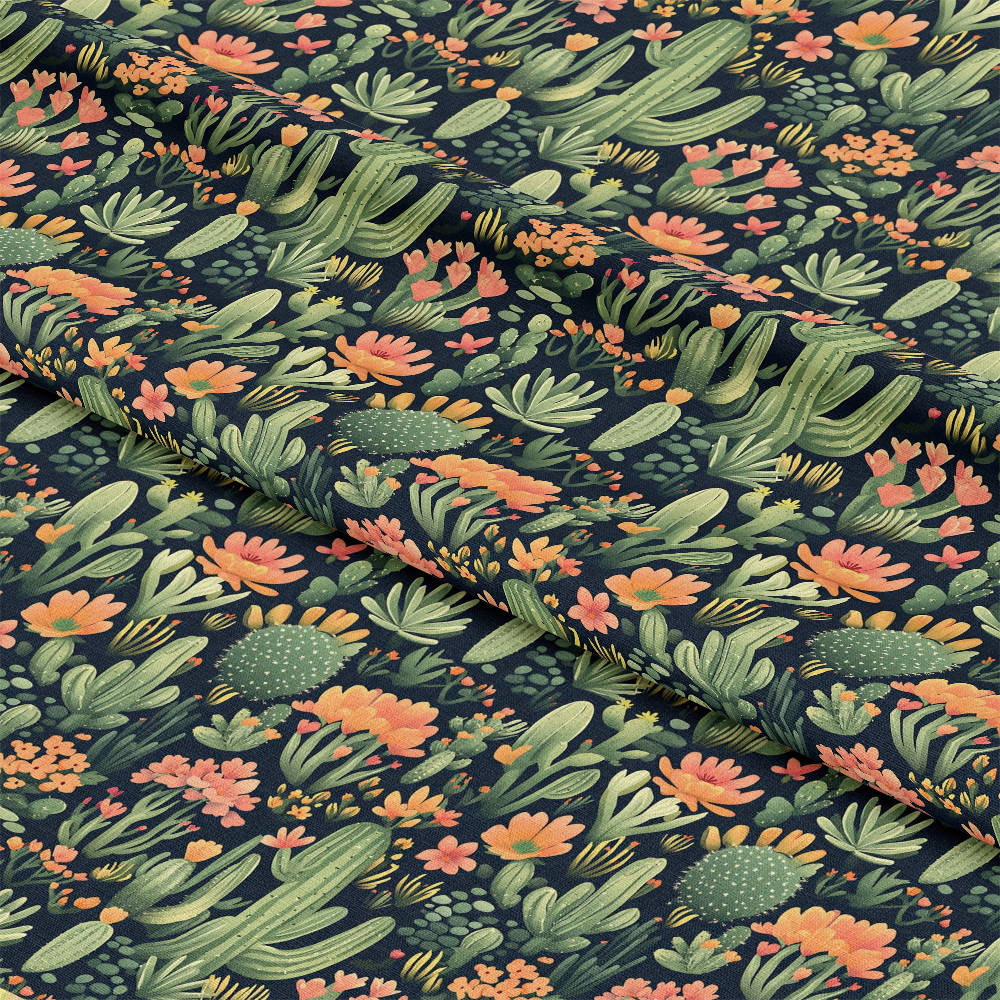 Cactus Gardens Pattern 4 Quilting Cotton Fabric