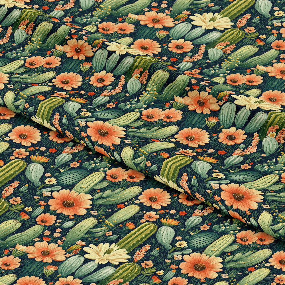 Cactus Gardens Pattern 5 Quilting Cotton Fabric