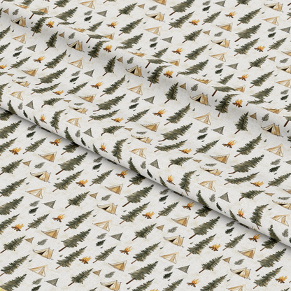Camping in the Forest Pattern 2 Quilting Cotton Fabric