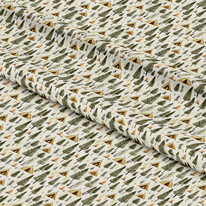 Camping in the Forest Pattern 3 Quilting Cotton Fabric