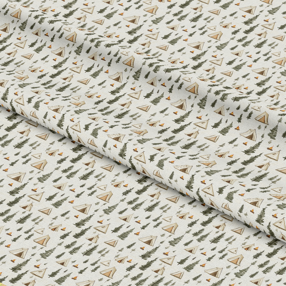 Camping in the Forest Pattern 4 Quilting Cotton Fabric