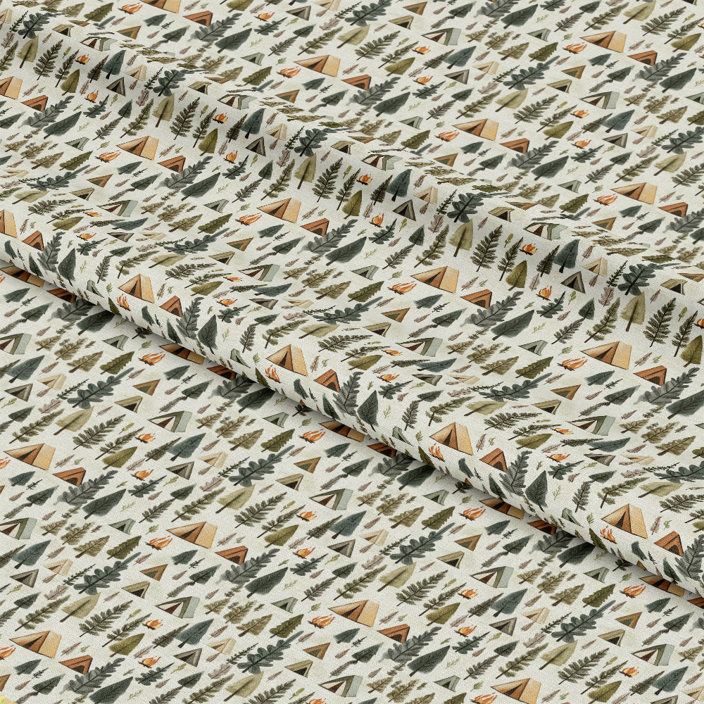 Camping in the Forest Pattern 5 Quilting Cotton Fabric