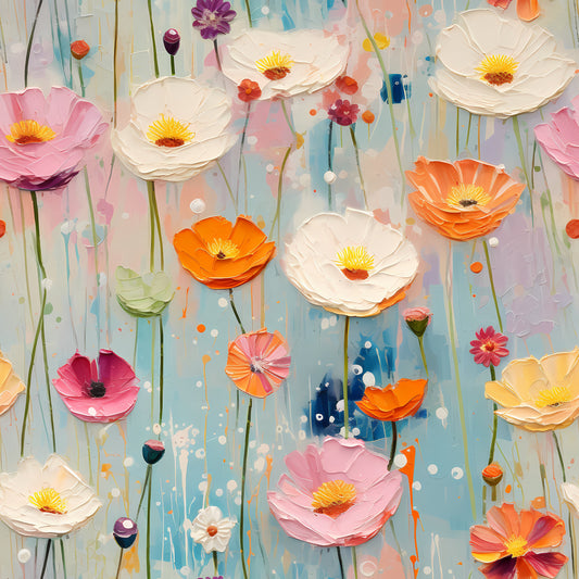 Candy Florals Pattern 2 Quilting Cotton Fabric