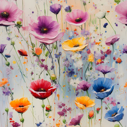 Candy Florals Pattern 3 Quilting Cotton Fabric