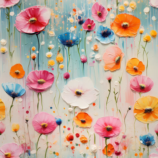 Candy Florals Pattern 4 Quilting Cotton Fabric