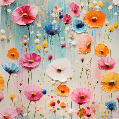 Candy Florals Pattern 4 Quilting Cotton Fabric
