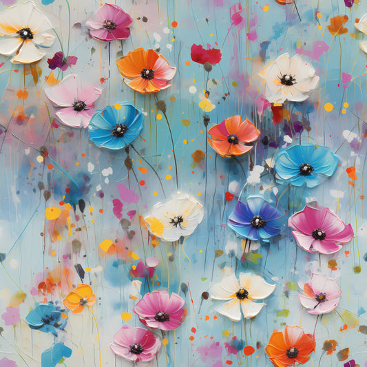 Candy Florals Pattern 8 Quilting Cotton Fabric