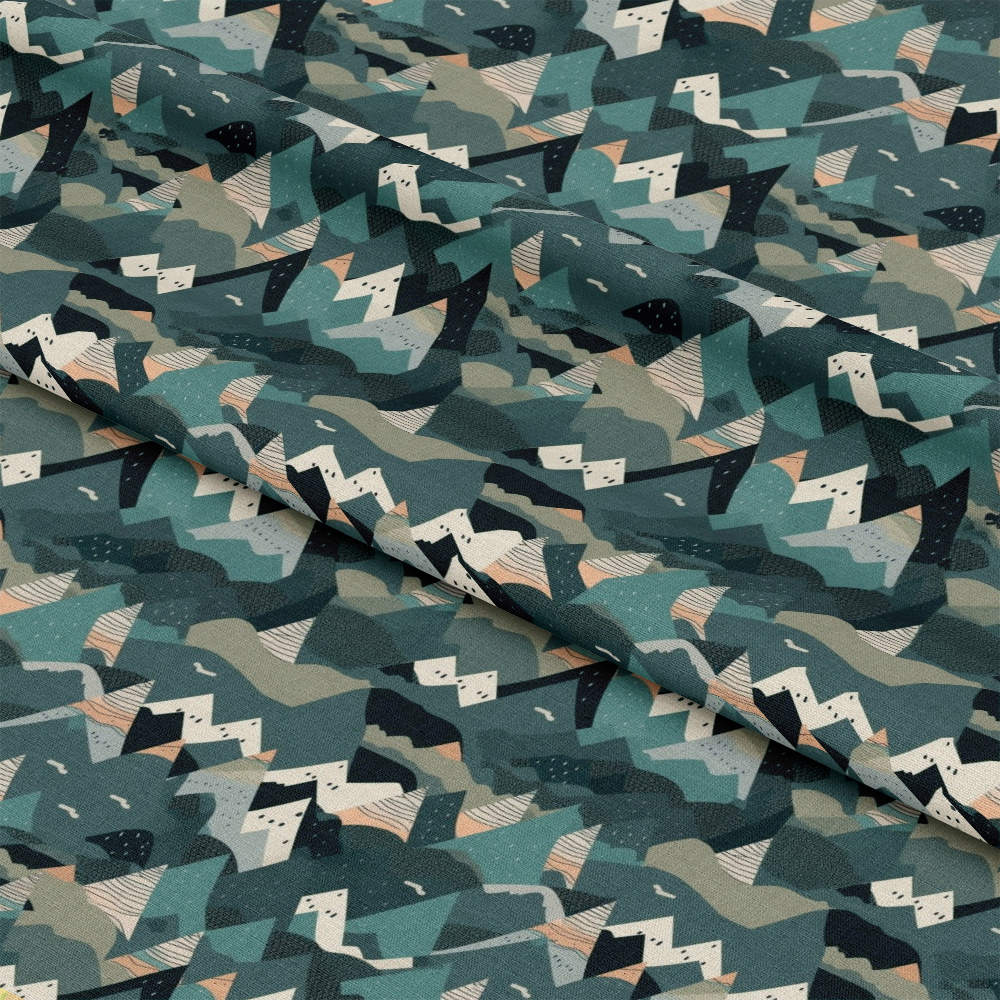 Camping Graphics Pattern 7 Quilting Cotton Fabric