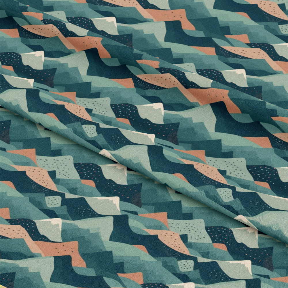 Camping Graphics Pattern 8 Quilting Cotton Fabric