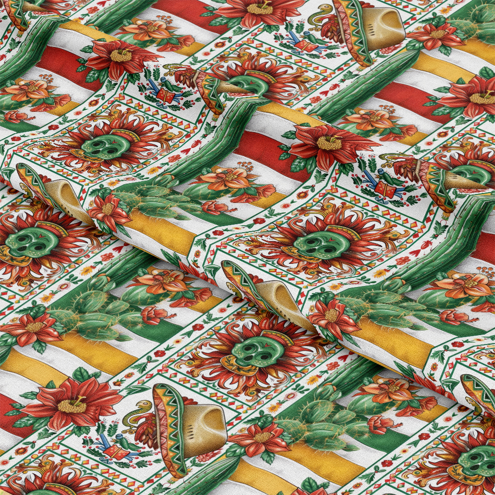 Celebrate Mexico Pattern 15 Quilting Cotton Fabric