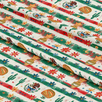 Celebrate Mexico Pattern 18 Quilting Cotton Fabric