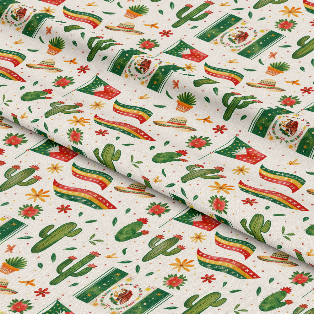 Celebrate Mexico Pattern 1 Quilting Cotton Fabric