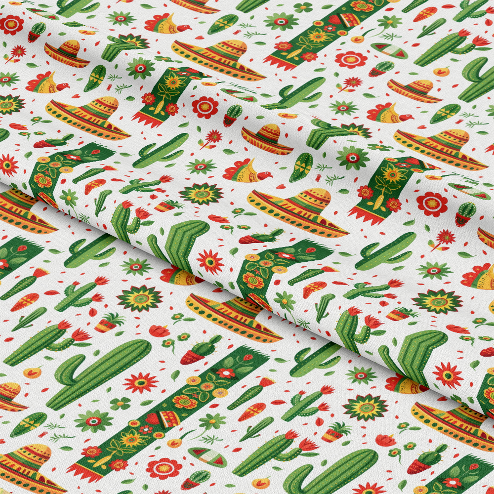 Celebrate Mexico Pattern 4 Quilting Cotton Fabric