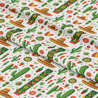 Celebrate Mexico Pattern 4 Quilting Cotton Fabric