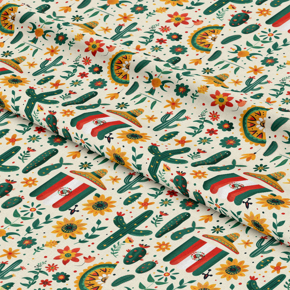 Celebrate Mexico Pattern 9 Quilting Cotton Fabric