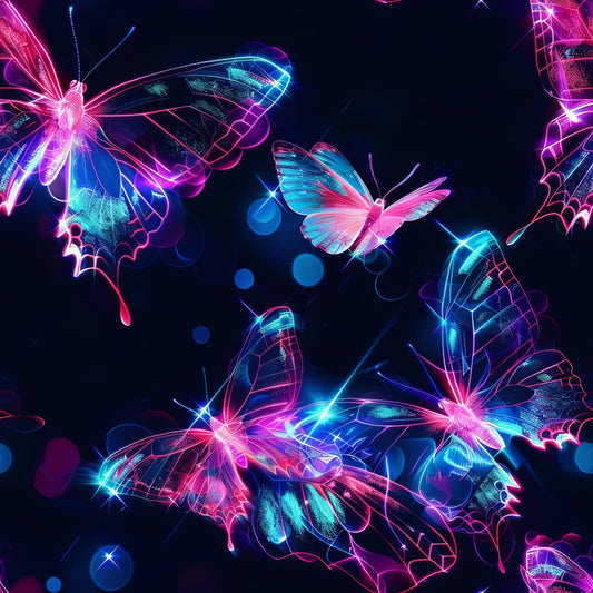 Celestial Butterfly Garden Pattern 1 Quilting Cotton Fabric