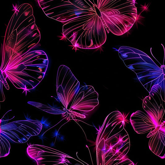 Celestial Butterfly Garden Pattern 12 Quilting Cotton Fabric