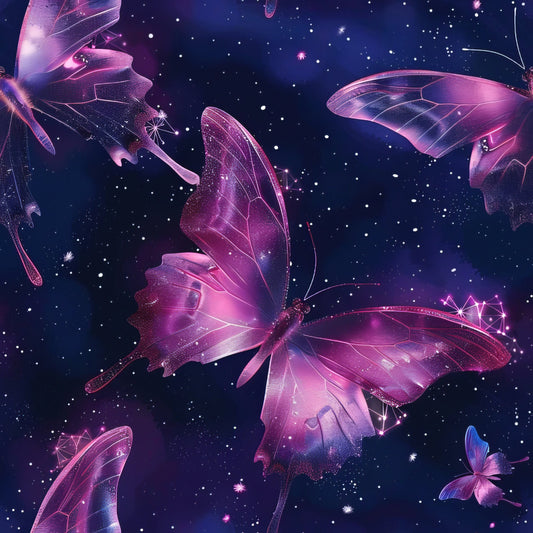 Celestial Butterfly Garden Pattern 13 Quilting Cotton Fabric
