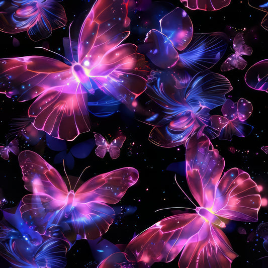 Celestial Butterfly Garden Pattern 14 Quilting Cotton Fabric