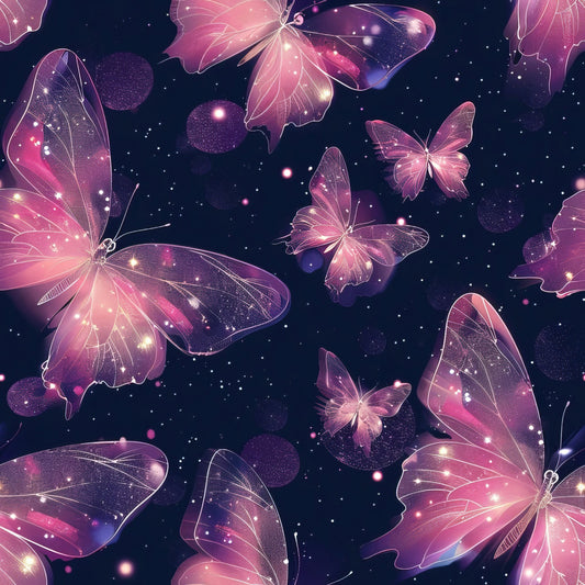Celestial Butterfly Garden Pattern 16 Quilting Cotton Fabric