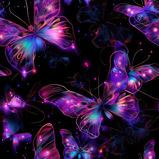 Celestial Butterfly Garden Pattern 18 Quilting Cotton Fabric